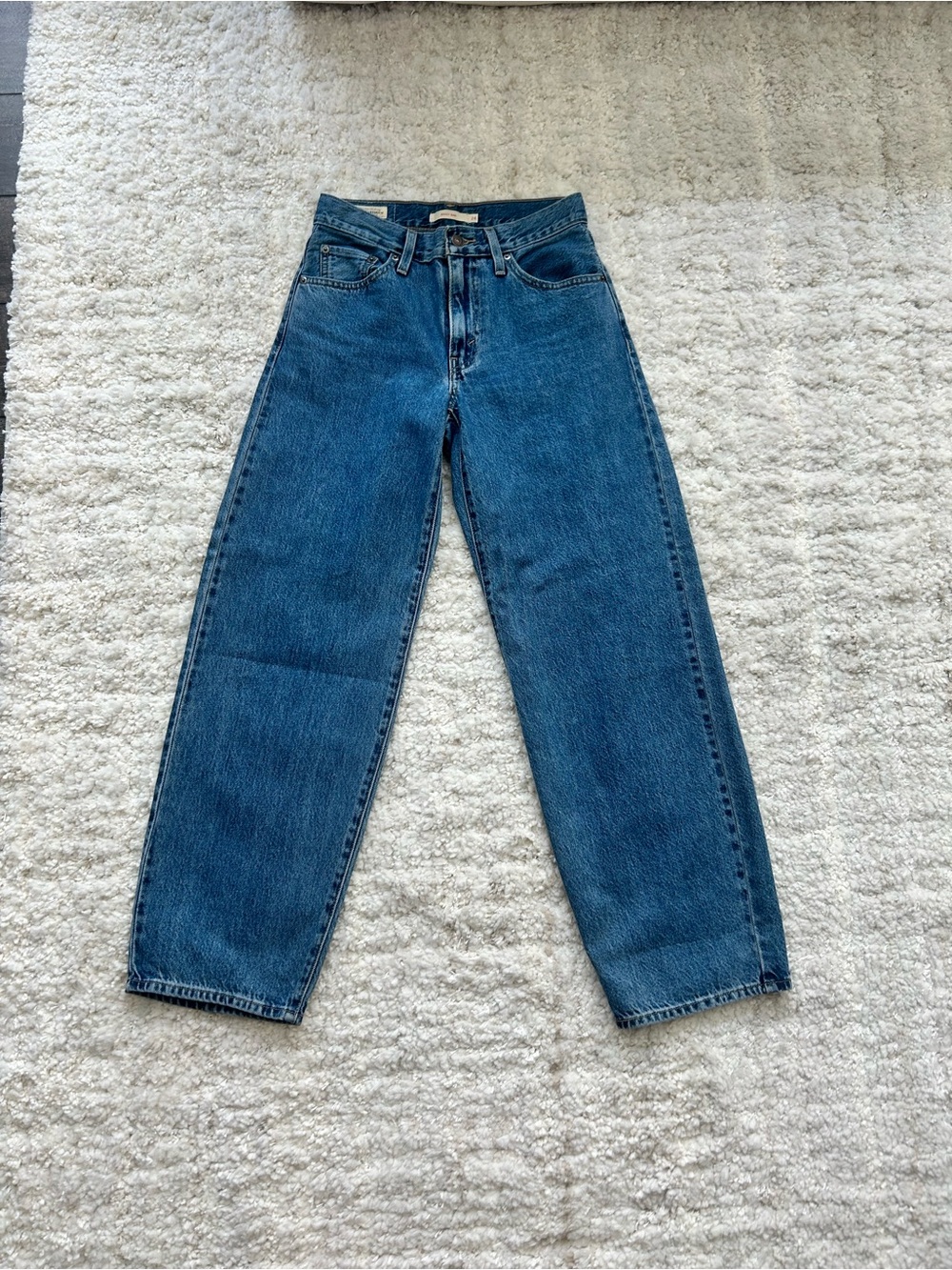 Levi's Baggy Dad Jeans Classic Blue Wash